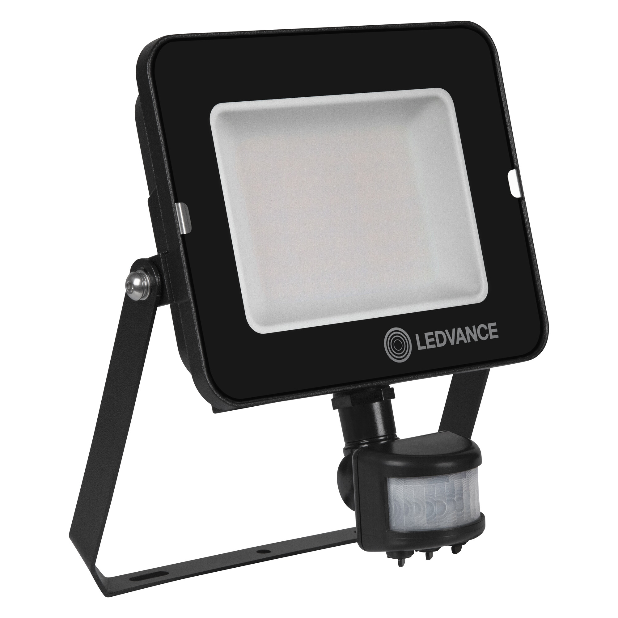 Ledvance LED Scheinwerfer COMPACT schwarz 50 Watt 830 symmetrisch mit Bewegungs- und Lichtsensor