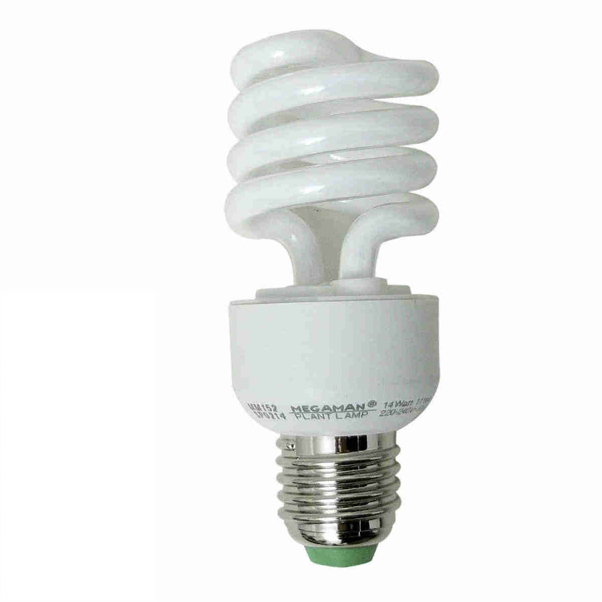 Energiesparlampe Plant Lamp Röhre 14 Watt E27 spezial Pflanzenlampe - Megaman
