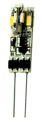 S+H LED-Leuchtmittel 12 SMD 9x28,5mm Sockel G4 10-30 Volt 12 Volt AC/DC 0,5 Watt