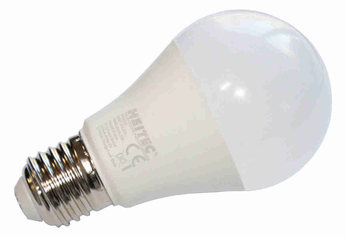 Heitec LED Lampe Glühlampenform A60 E27 7 Watt 600 Lumen 830 3000 Kelvin warmweiß