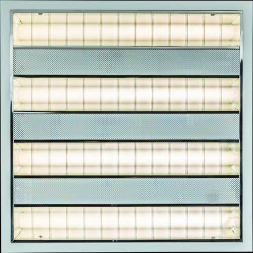 HEITRONIC - LED Raster Einbauleuchte 620x620mm neutralweiss inkl. integriertes Philips Xitanium Vorschaltgeraet 40 Watt Neutralweiss 4000 Kelvin