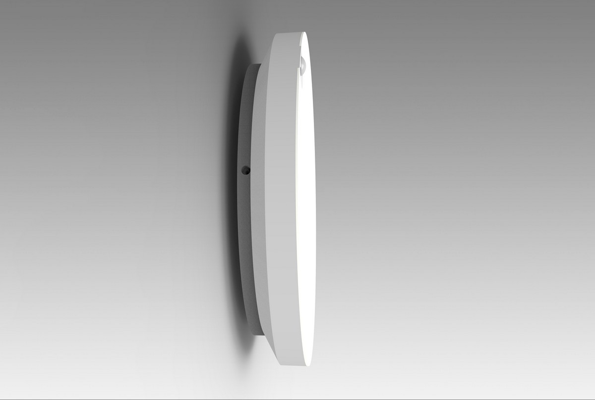 Heitronic LED Wand- und Deckenleuchte ALLROUNDER 10/15/20 Watt einstellbar kreisförmig 230mm mit IR Sensor 3000/4000/5700 Kelvin