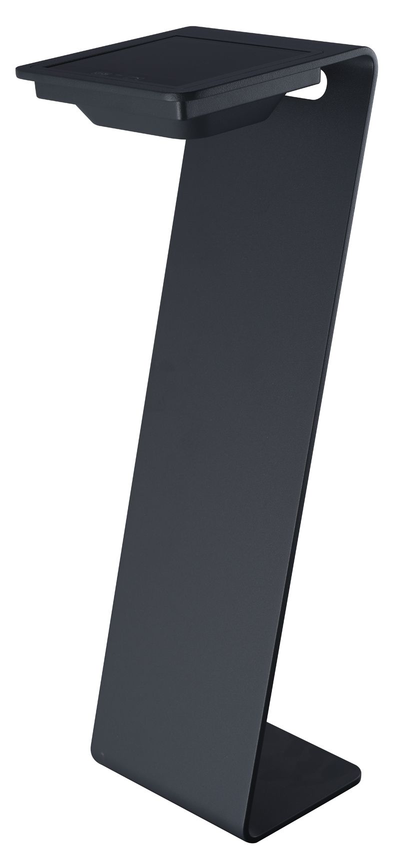 Heitronic Solar LED Stehleuchte Z-LINE 500mm anthrazit warmweiß IP54 mit Dämmerungssensor