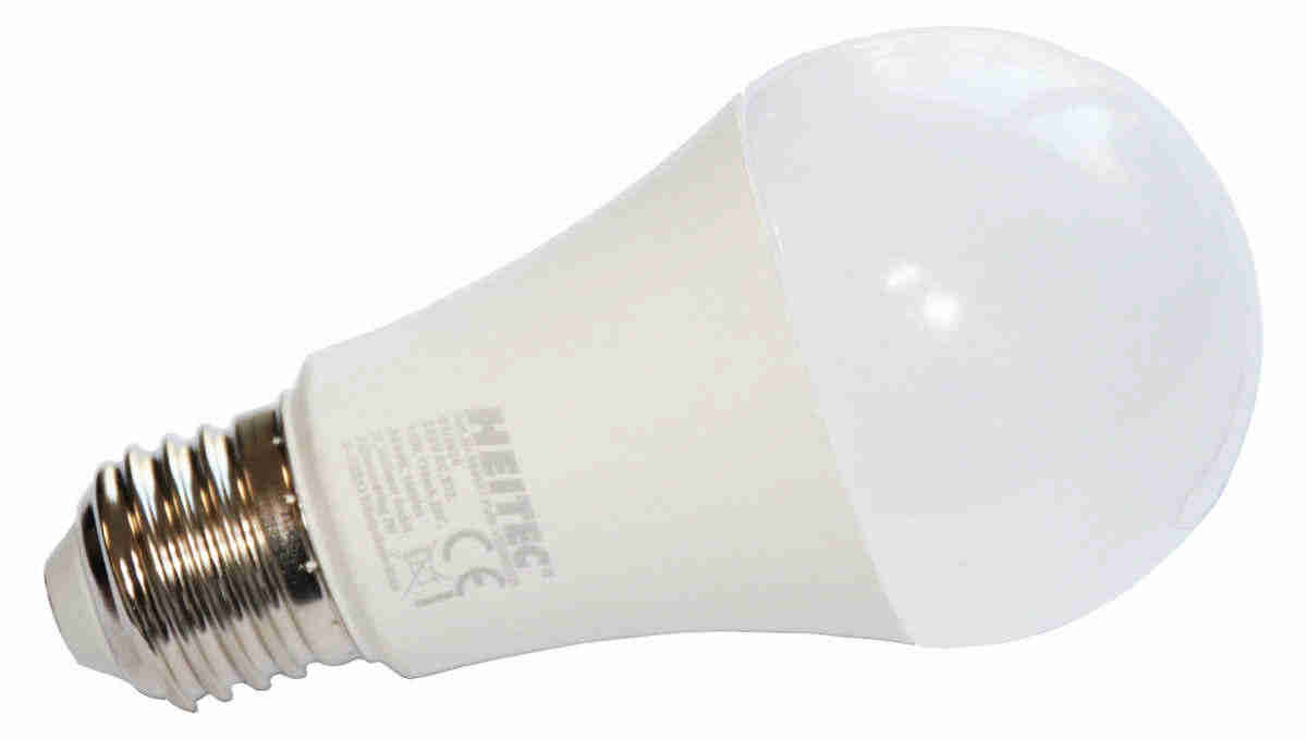 Heitec LED Lampe Glühlampenform A60 E27 15 Watt 1400 Lumen 830 3000 Kelvin warmweiß