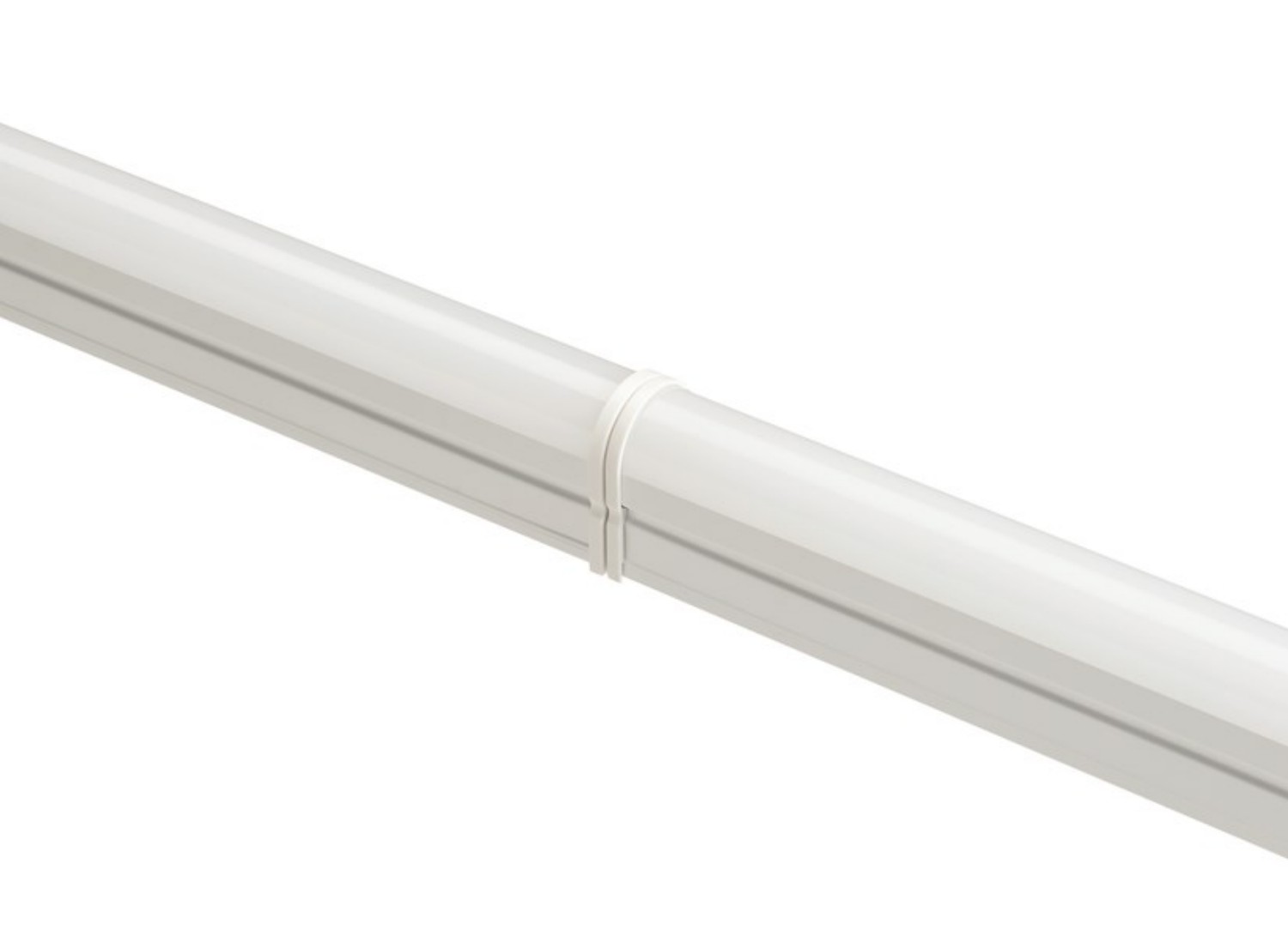 Sylvania LED Lichtleiste Pipe 14 Watt 840 neutralweiß 1200mm mit Anschlußleitung und Befestigungsclips starr und beweglich 