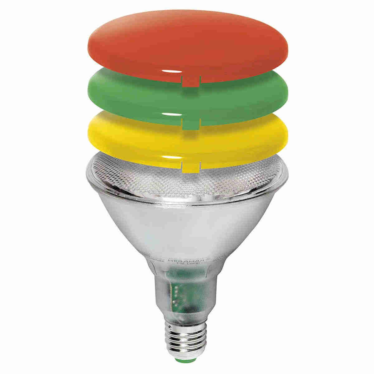 Farbaufsatz grün für Energiesparlampe PAR38 MM-16202 und MM16212 - Megaman
