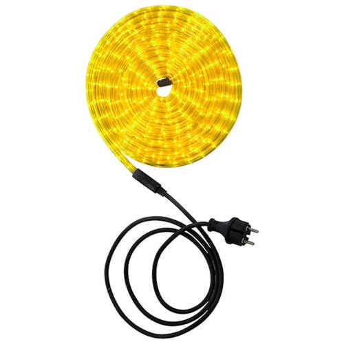 GLOBO - LED Lichtschlauch gelb 6m mit 1,5m Zuleitung und Stecker 144 x LED 8,64 Watt Gelb