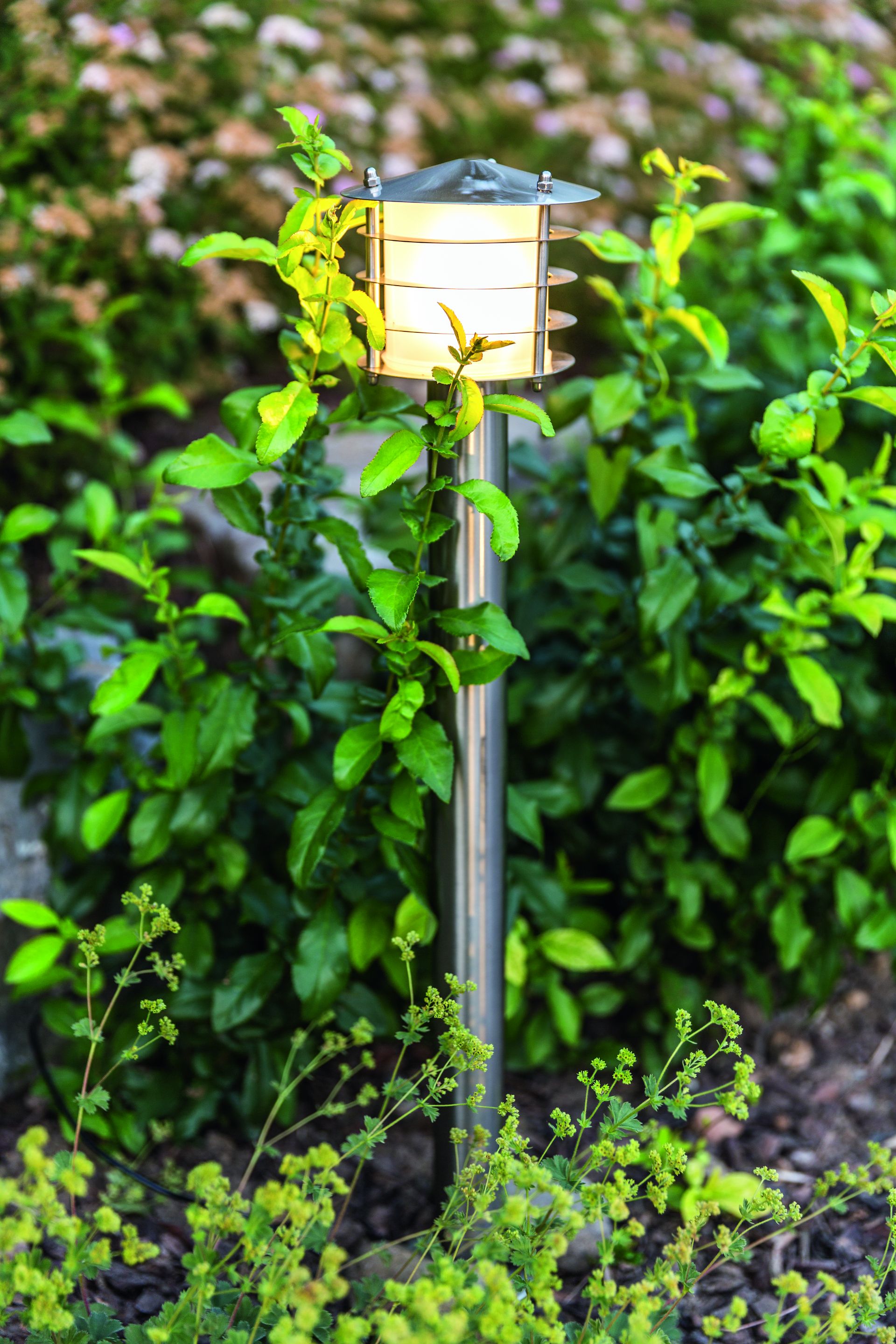 HEITRONIC - HEICONNECT LED Sockelleuchte SCHWABACH 2700 Kelvin