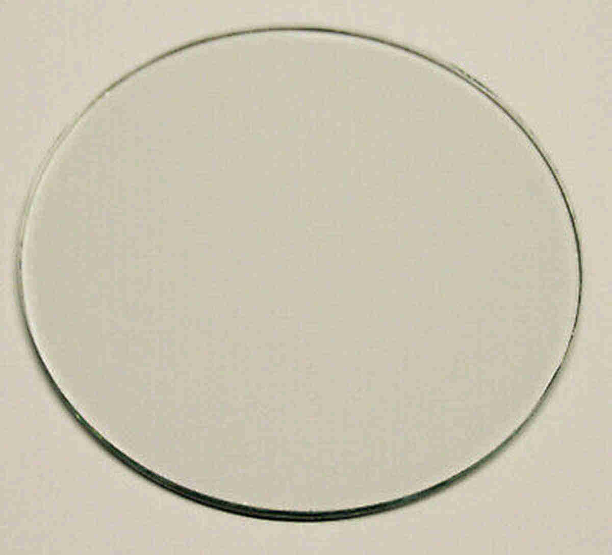 Glasscheibe klar 3mm stark 112mm Durchmesser