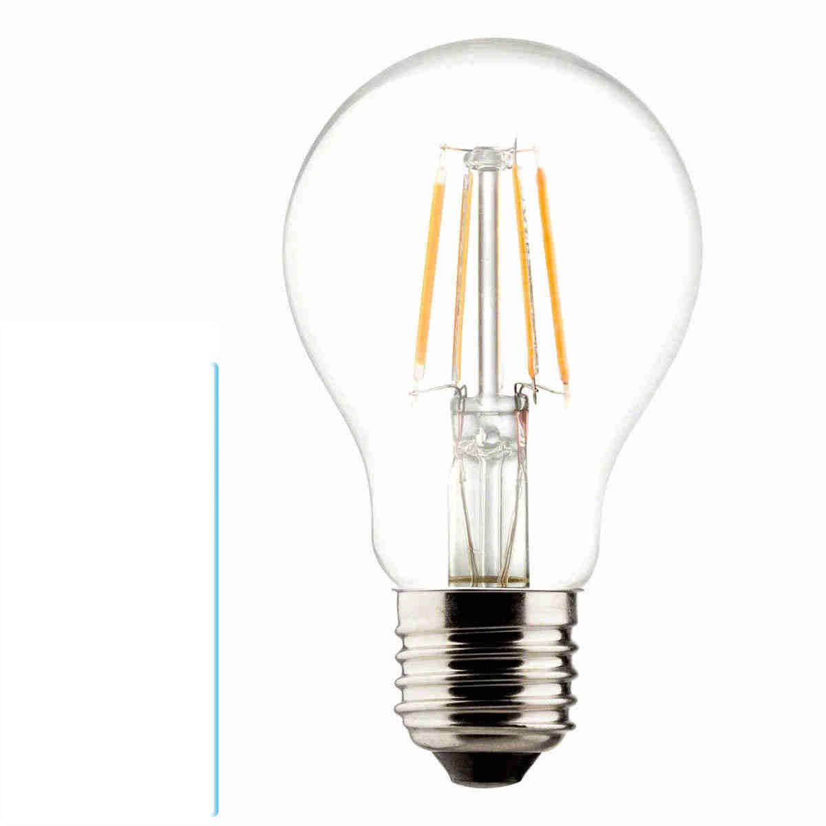 LED Filamentlampe klar 2er Packung Birnenform Retro-LED 4 Watt E27 2700 Kelvin - Müller Licht