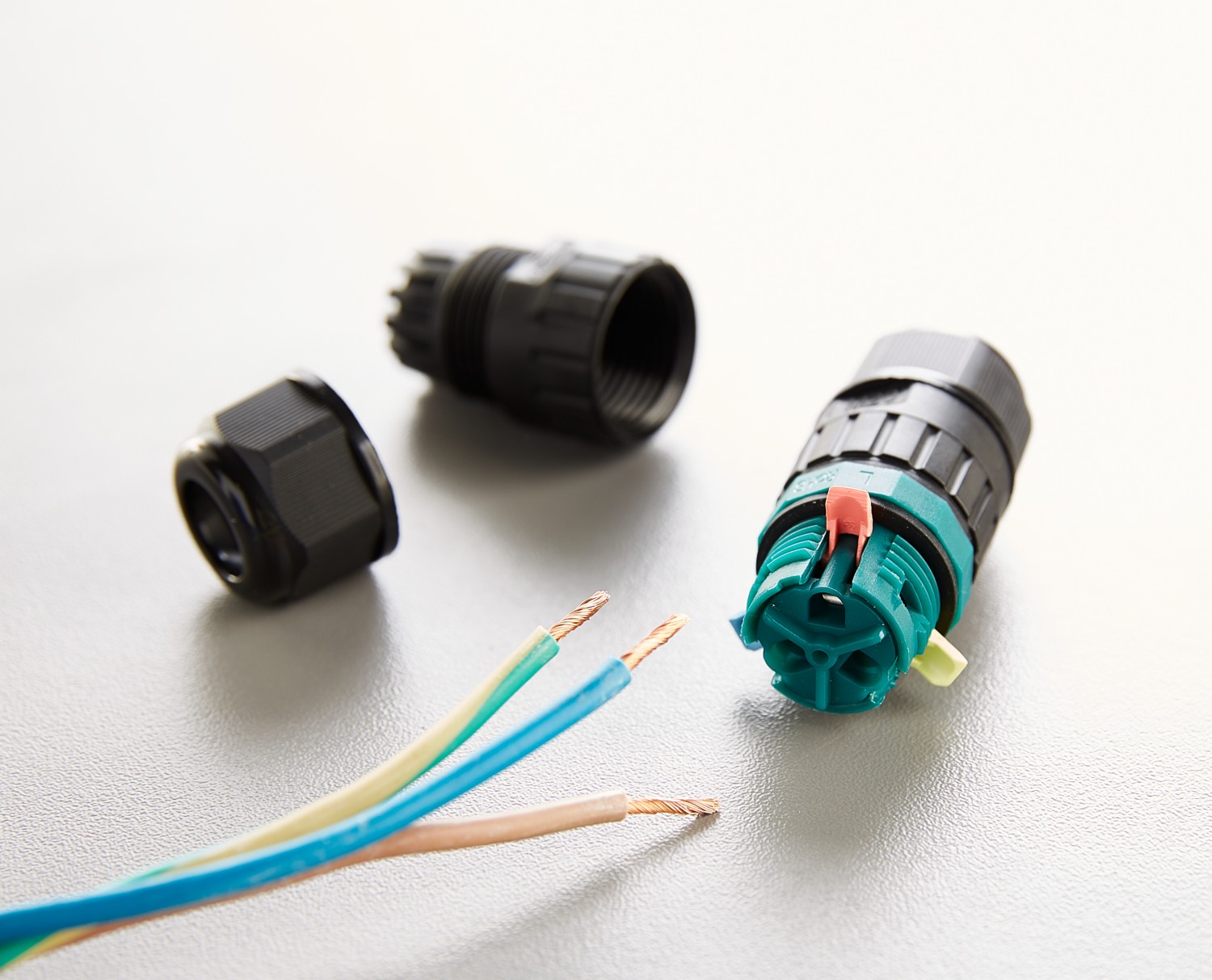 HEITRONIC -schraubenloser Kabelverbinder IP68